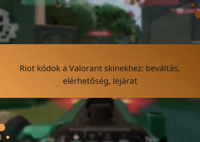 Riot kódok a Valorant skinekhez: beváltás, elérhetőség, lejárat